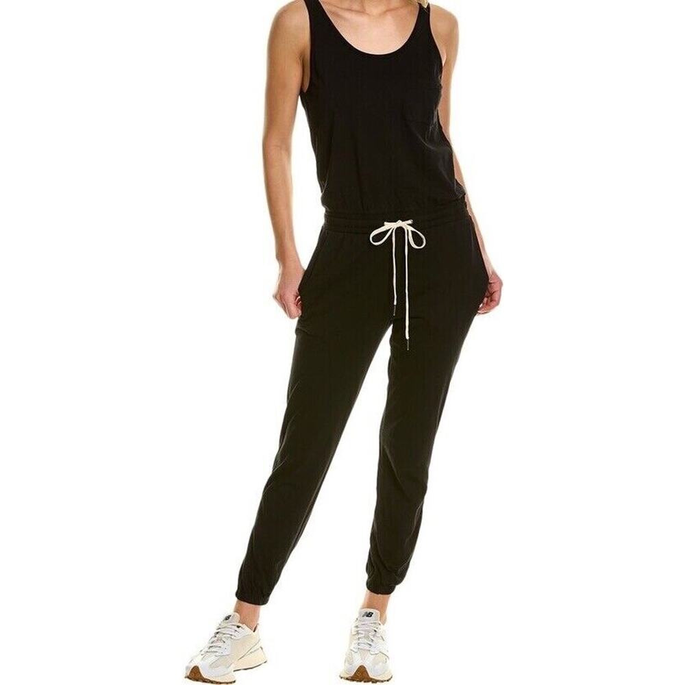 NWT n:philanthropy Phil tank Jumpsuit in Black Size L